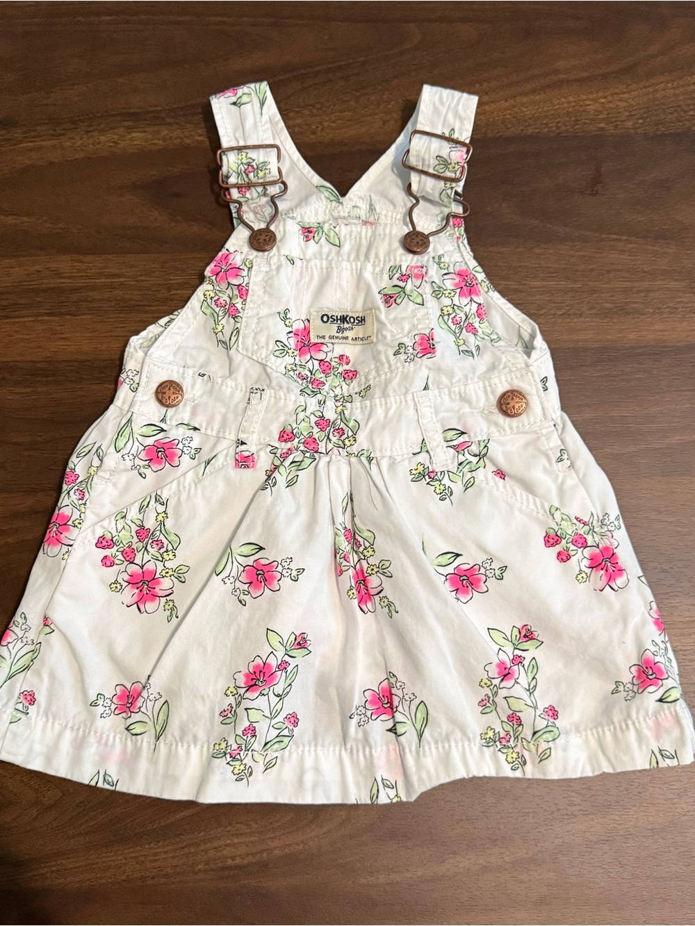 Baby girl Oshkosh overalls dress
